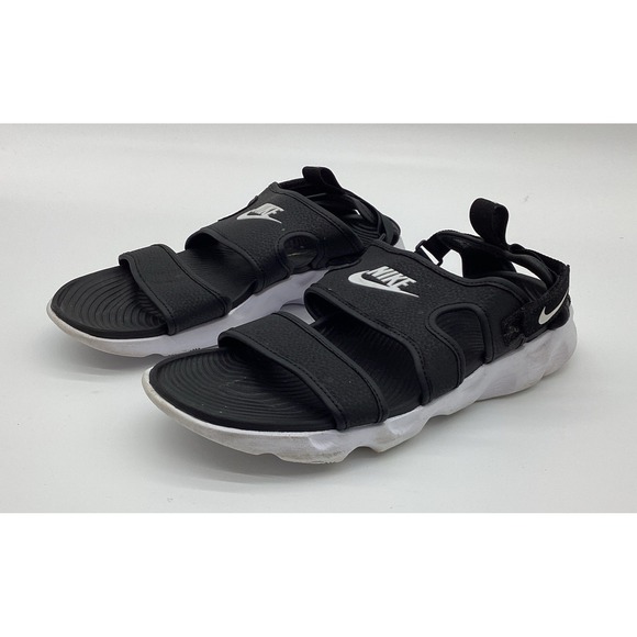 Nike Owaysis Women's Size 10 Sandals Black White CK9283-002 - Picture 1 of 6